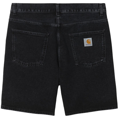 Carhartt WIP Newel Short - Black Stone Washed