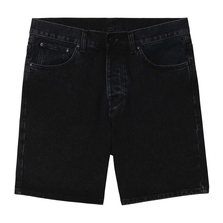 Carhartt WIP Newel Short - Black Stone Washed