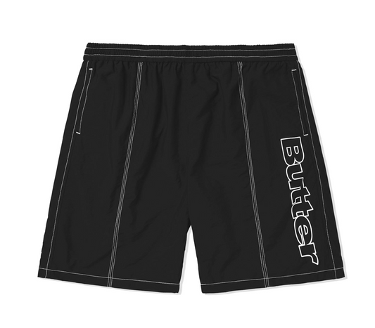 Butter Goods Outline Shorts - Black