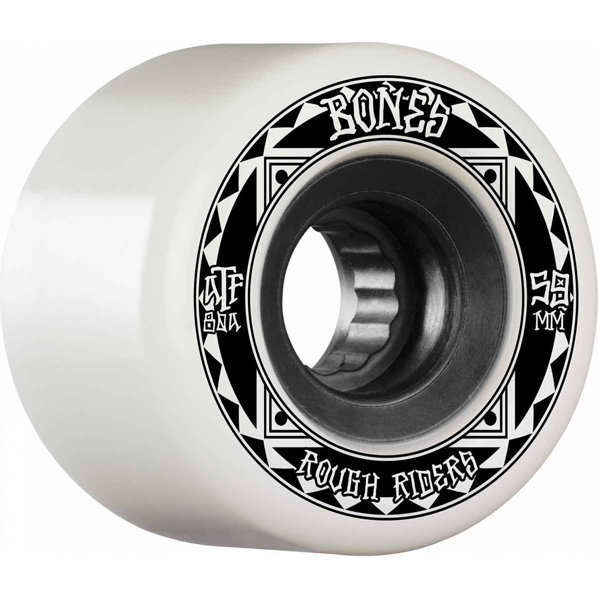 Bones Rough Rider Runner ATF Wheels - 80A 59mm White