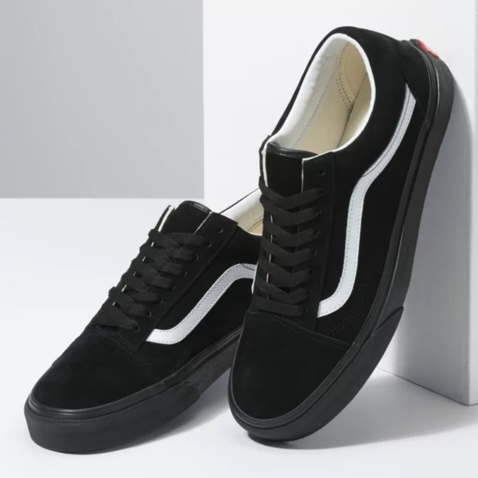 Vans Pig Suede Old Skool - Black/Black