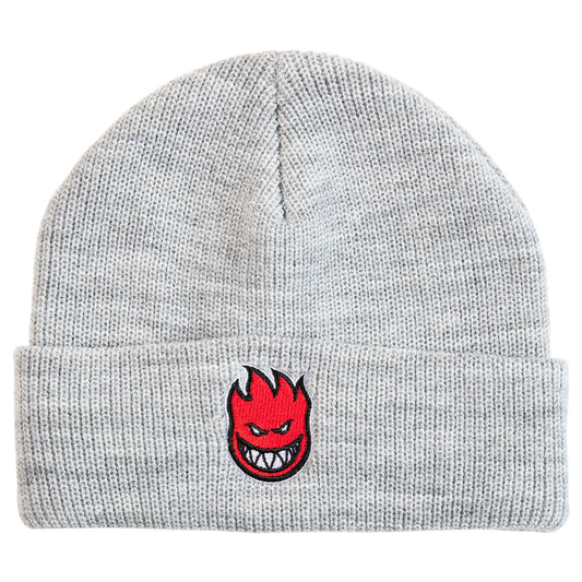 Spitfire Bighead Fill Cuff Beanie - Heather/Red