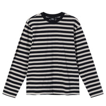 Load image into Gallery viewer, Stussy Multi Color Striped Crew - Black