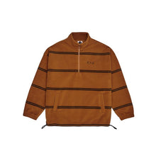 Load image into Gallery viewer, Polar Striped Fleece Pullover 2.0 - Caramel