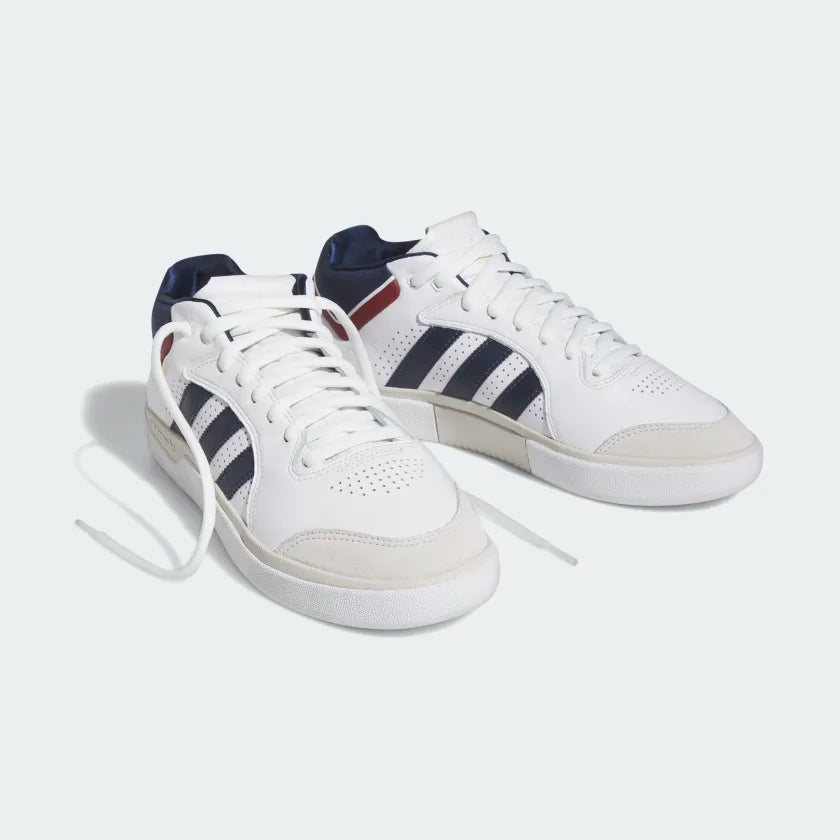 Adidas Tyshawn Cloud White Collegiate Navy Grey One Ninetimes