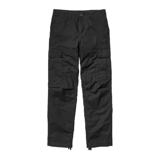 Carhartt WIP Regular Cargo Pant Rinsed - Black