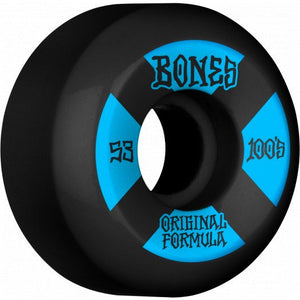 Bones 100s Sidecut Wheel - 100A 53mm V5 Black