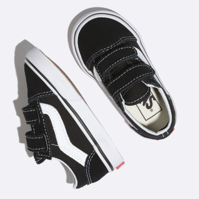 Vans Toddler Old Skool V - Black/True White