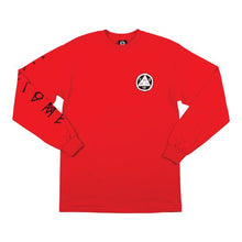Load image into Gallery viewer, Welcome Tali-Scrawl L/S Tee - Red/Black/White