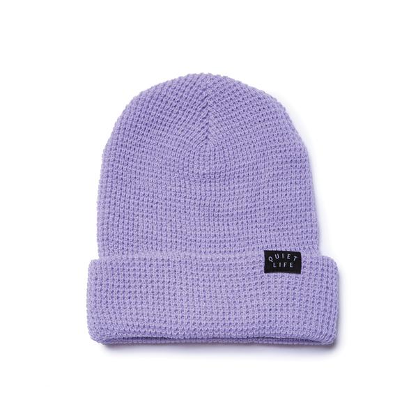 The Quiet Life Waffle Beanie - Lilac