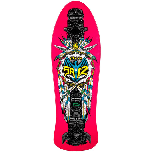 Powell Peralta Retro Saiz Totem Deck - 10.0 Pink