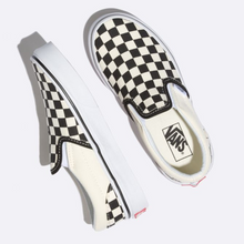 Load image into Gallery viewer, Vans Kids Classic Slip-On - Checkerboard Black/White