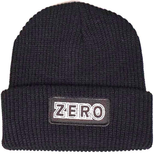 Zero Bold Watchcap Beanie - Black