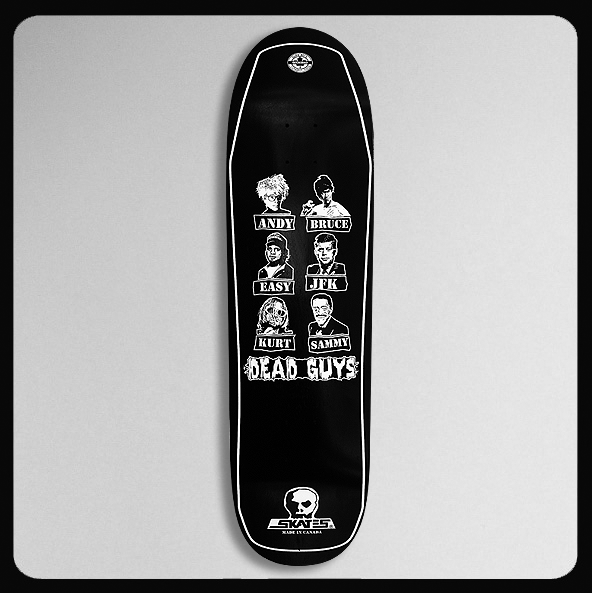 Skull Skates Dead Guys Hybird Deck - 8.75