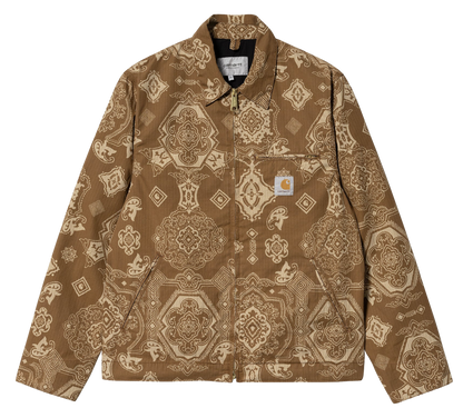 Carhartt WIP Detroit Jacket - Hamilton Brown Verse Print