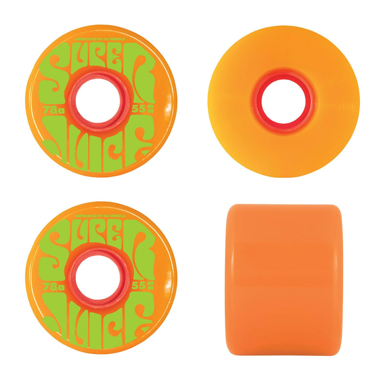 OJs Mini Super Juice Wheels - Orange 78A 55mm