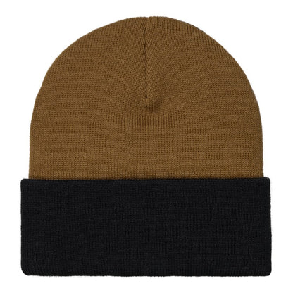 Carhartt WIP Triple Beanie - Tawny/Dark Iris/Black