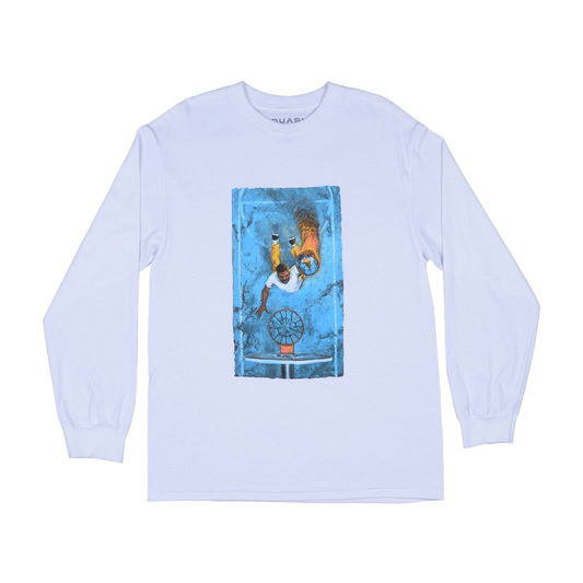 Quasi Game 7 Longsleeve Tee - White