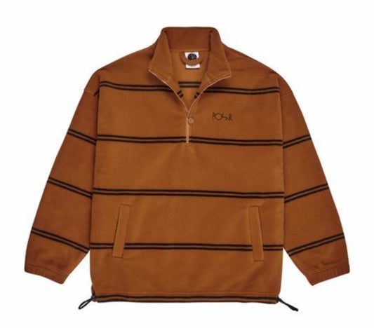 Polar Striped Fleece Pullover 2.0 - Caramel