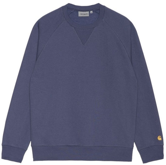 Carhartt WIP Chase Crewneck - Cold Viola/Gold