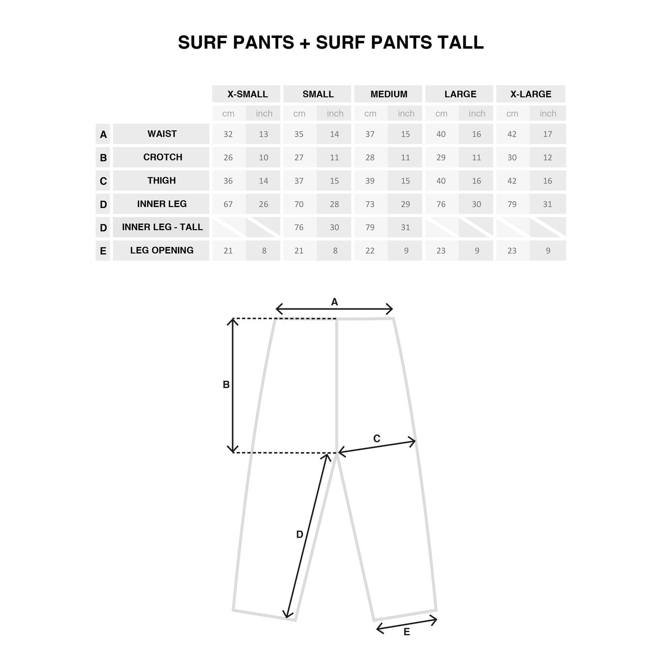 Polar Surf Pants - Black