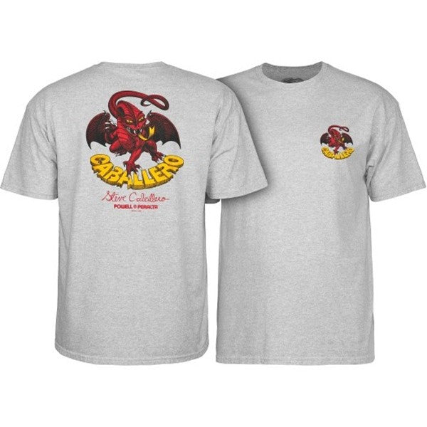 Powell Peralta Cab Dragon II Tee - Heather Grey