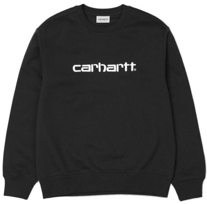 Carhartt WIP Logo Crewneck - Black/White