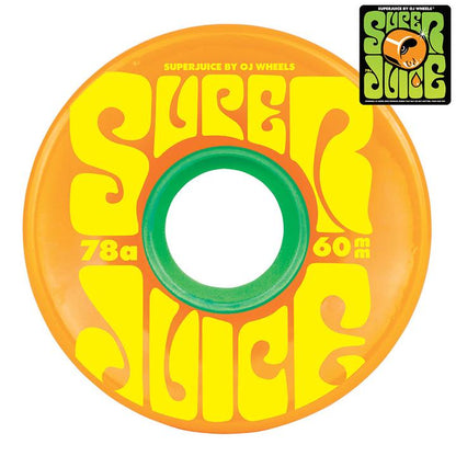 Ojs Super Juice Wheels - 78A 60mm Citrus