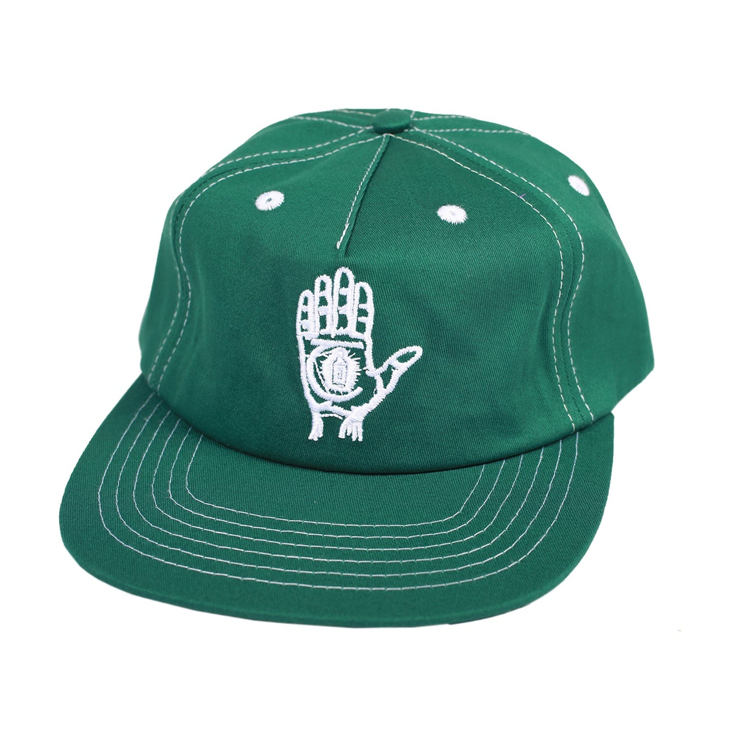 Theories Hand Of Theories Strapback Contrast Stitch - Hunter Green