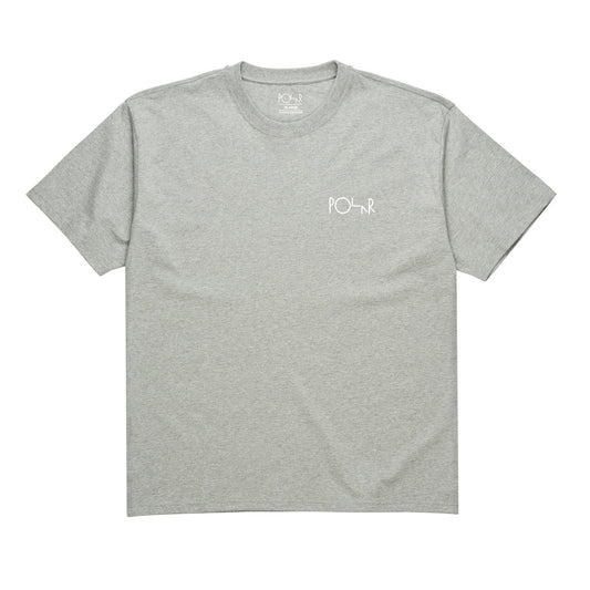 Polar Script Logo Tee - Heather Grey