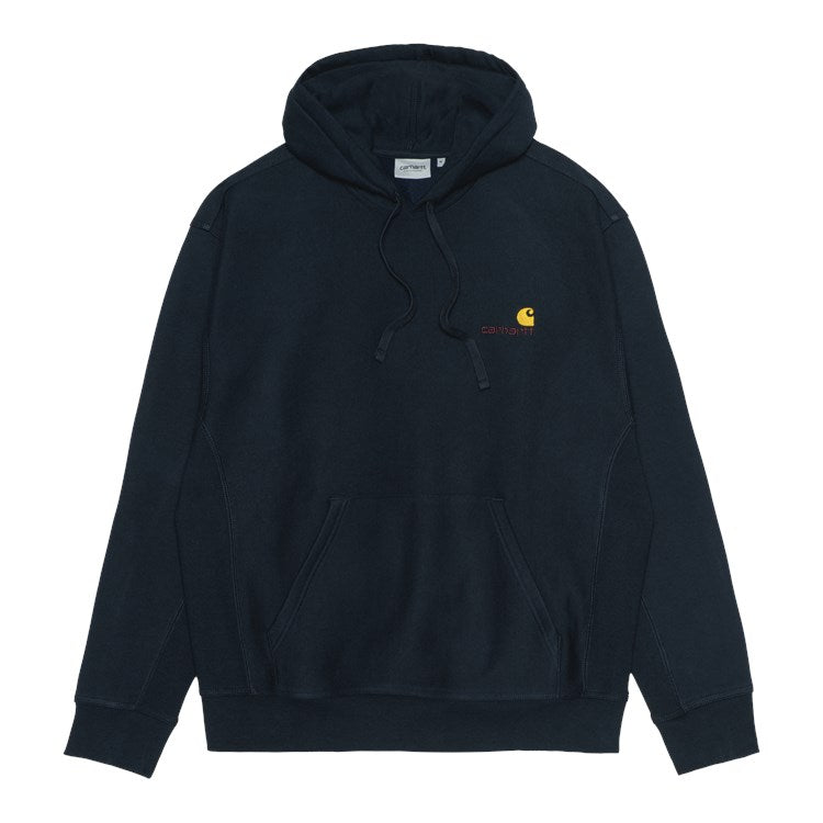 Relaxed Fit American Script Hoodie Plant, Carhartt WIP