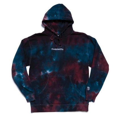 The Quiet Life Origin Embroidered Hoodie - Dark Tie Dye