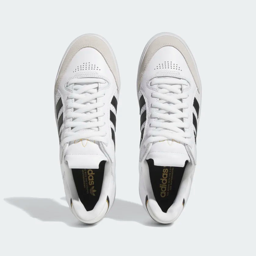 Adidas Tyshawn Low - Cloud White/Core Black/Gold Metallic