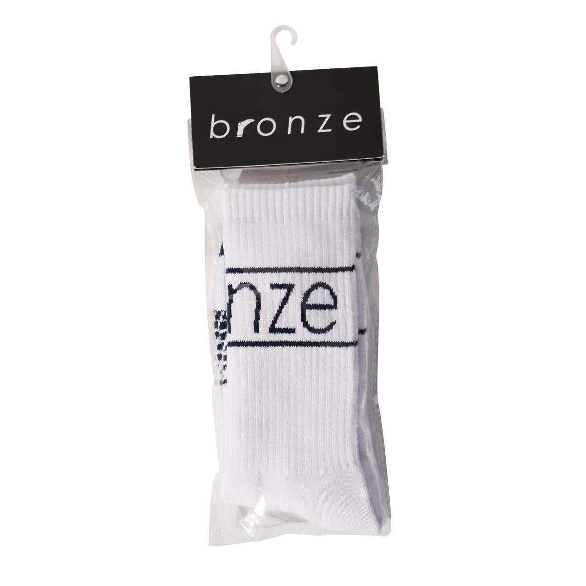 Bronze 56K Socks - White