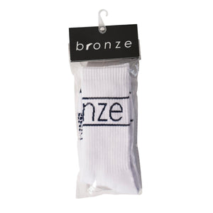 Bronze 56K Socks - White