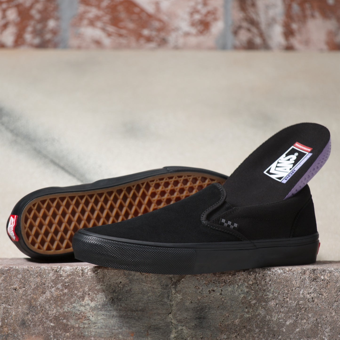 Vans Skate Slip-On - Black/Black