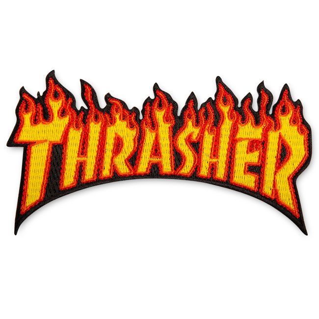 Thrasher Flame Logo Patch