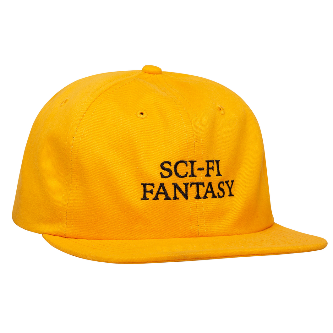 Sci-Fi Fantasy Logo Hat - Mustard/Black