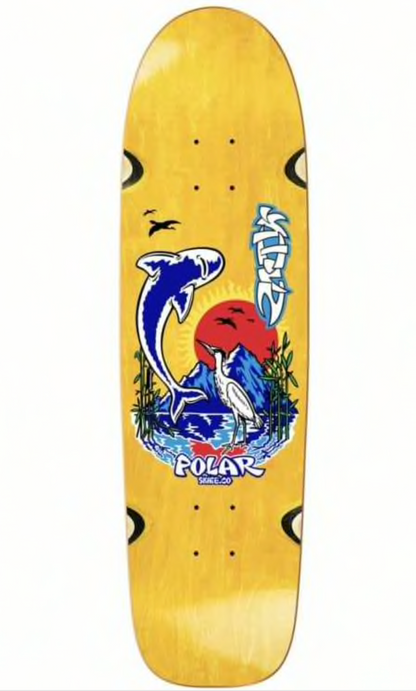 Polar Sanbongi Mt. Fuji Wheel Wells Surf Jr Deck - 8.75