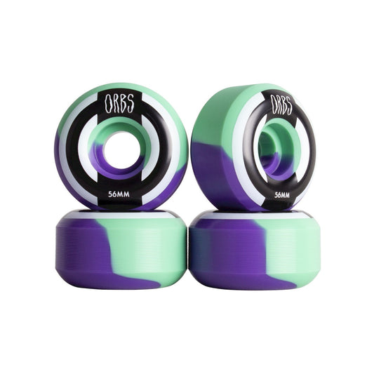 Welcome Orbs Apparitions Splits Wheels - 99A 56mm Mint/Lavender