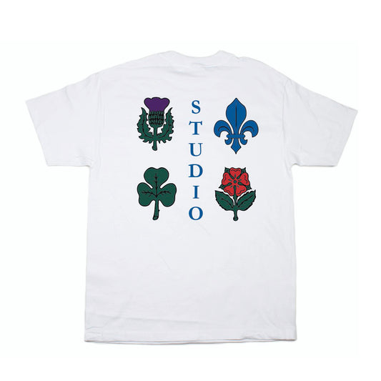 Studio Coat Of Arms Tee - White