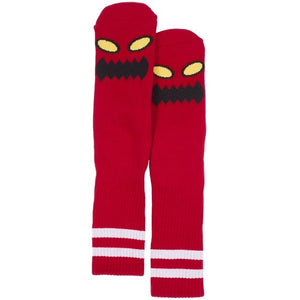 Toy Machine Monster Face Socks - Red