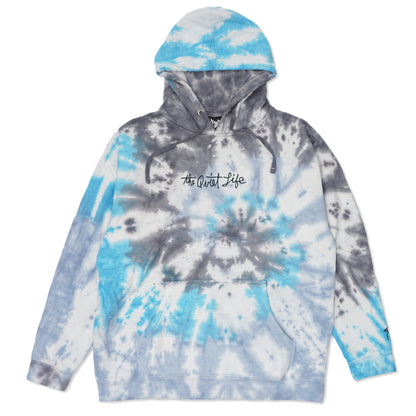 The Quiet Life Horizon Script Hoodie - Tie Dye