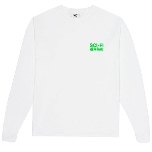 Sci-Fi Generic Mandarin Longsleeve - White