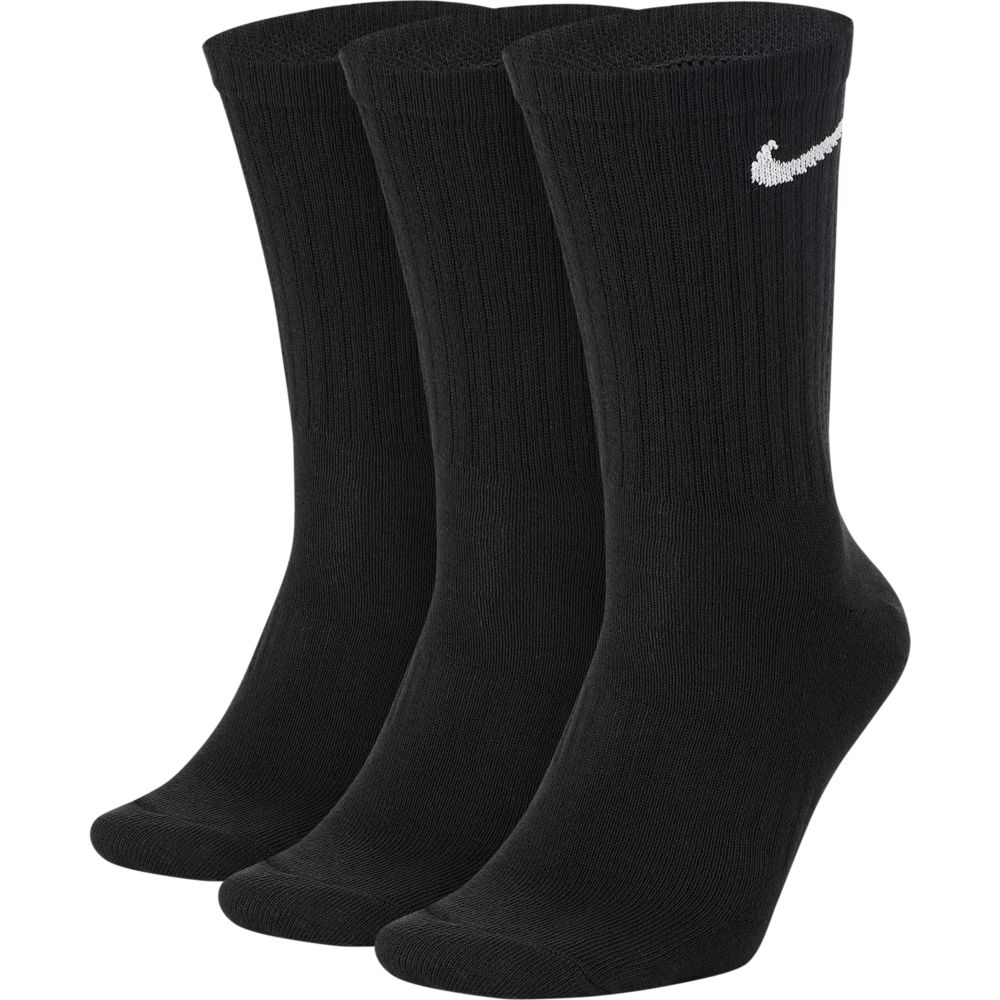 Nike Lightweight Everyday Crew Sock 3-Pack - Black