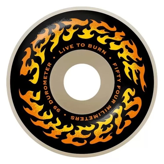 Spitfire Classic Torched Script Wheels - 99D 54mm