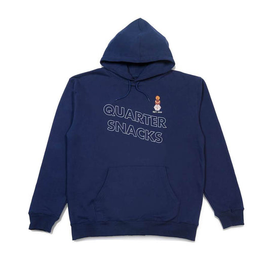 Quartersnacks Embroidered Snackman Hoody - Navy