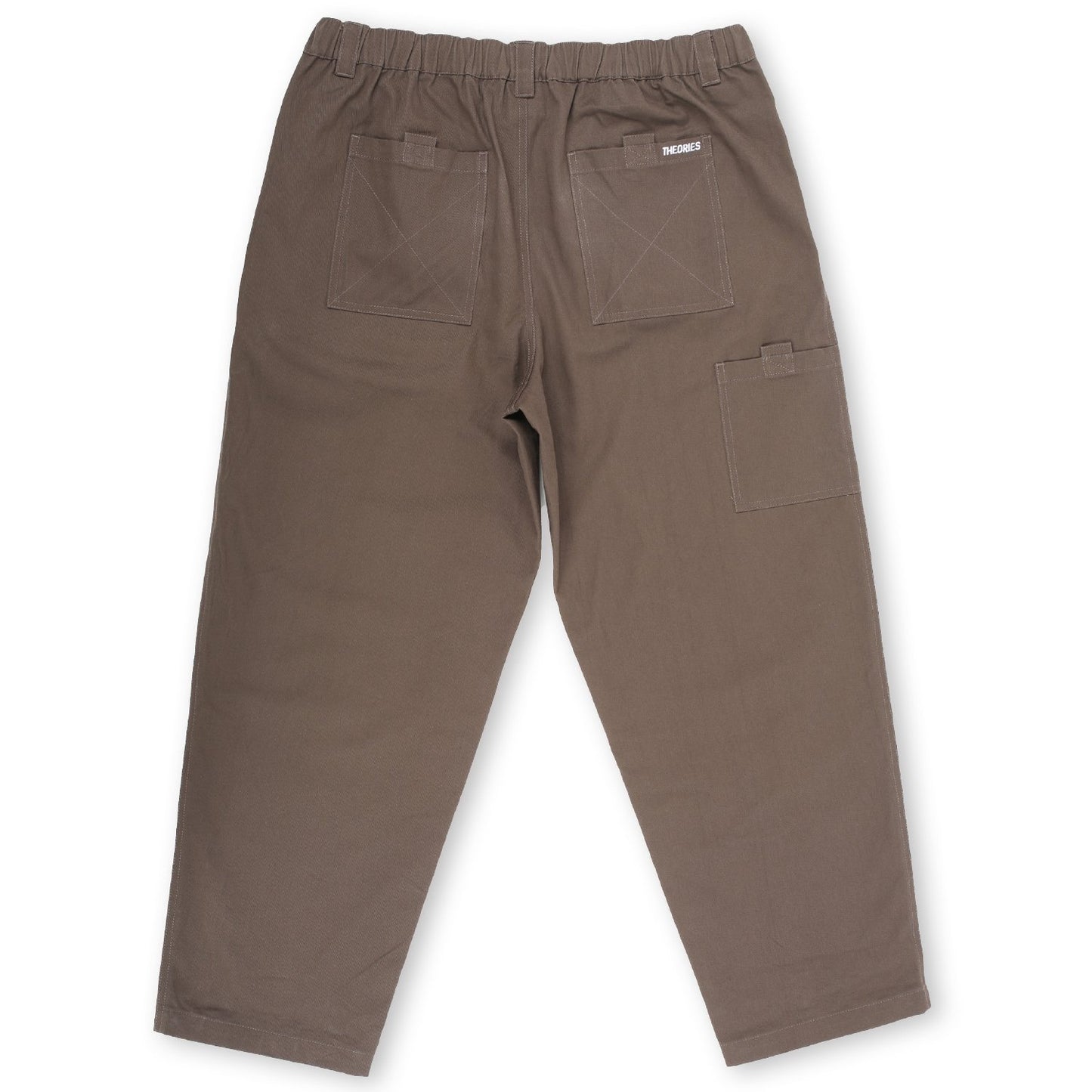 Theories Stamp Lounge Pant - Brown