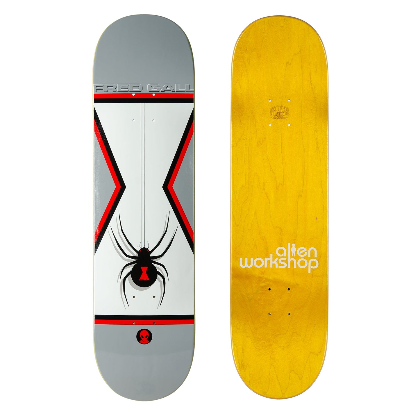 Alien Workshop Fred Gall Black Widow Deck - 8.25