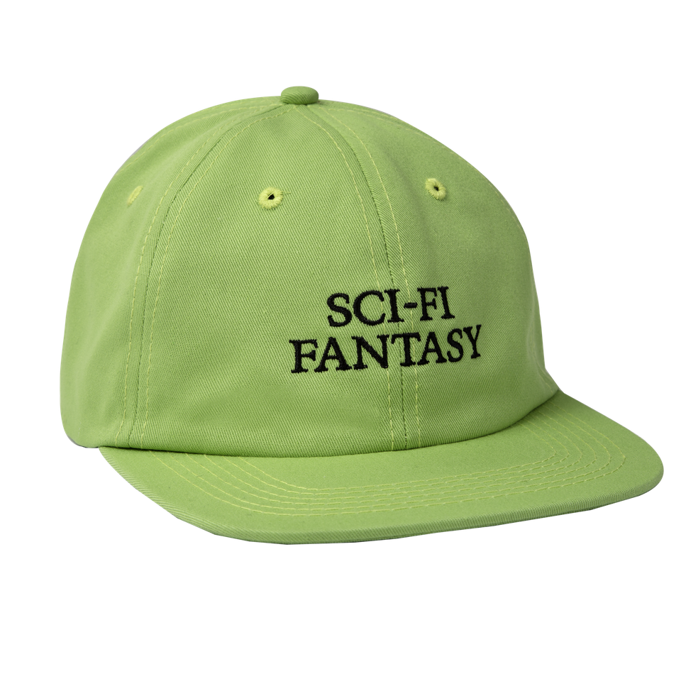 Sci-Fi Fantasy Logo Hat - Lime